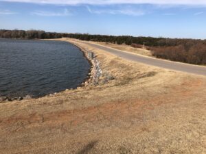 cedar lake dam, hinton, oklahoma