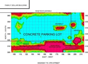 location of underground storage tank