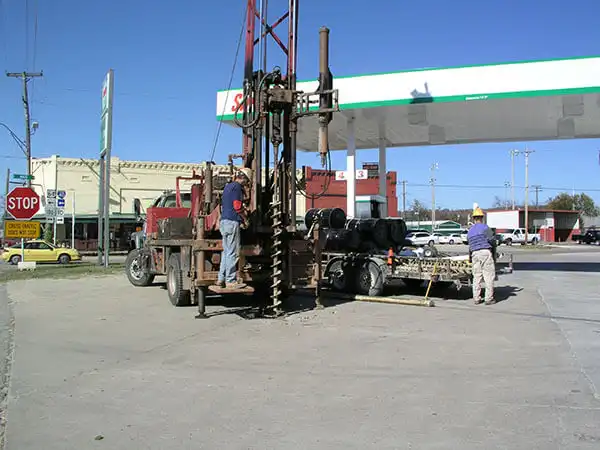 gas station underground storage tank